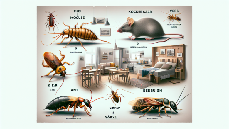 Slik identifiserer du vanlige skadedyr i hjemmet ditt